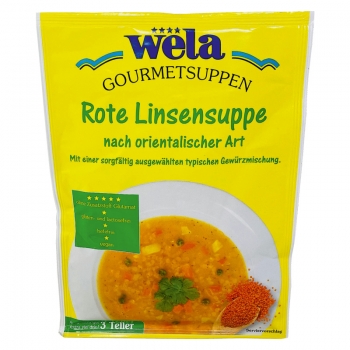 Rote Linsensuppe
